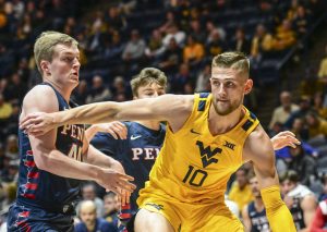 Continued hot shooting leads West Virginia past Penn